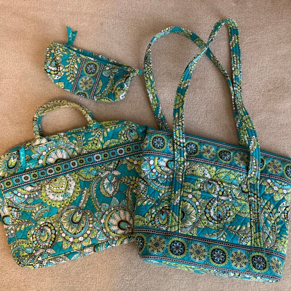 Vera Bradley Quilted Set